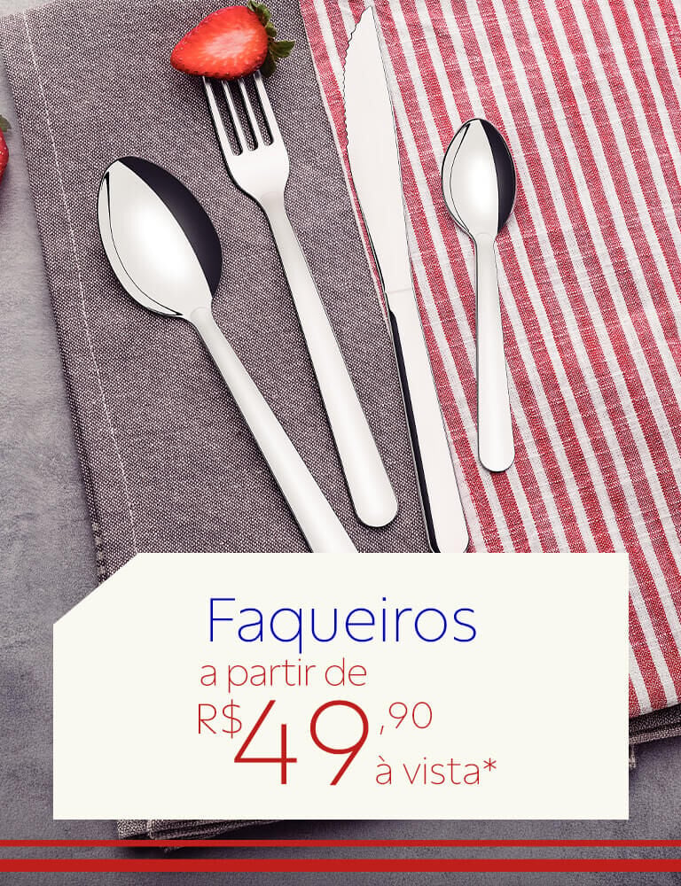 Faqueiros em oferta