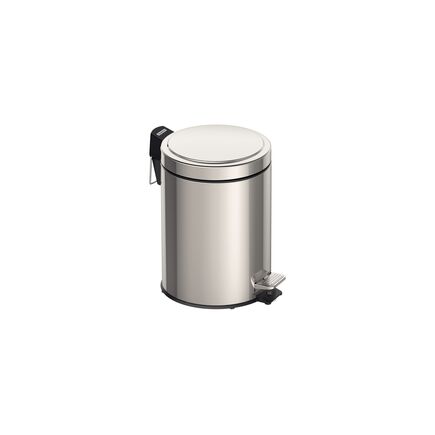 Lixeira Tramontina Com Pedal Em Aço Inox Vermelha 5 Litros