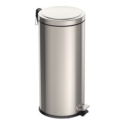 Lixeira Inox Tramontina Com Pedal E Balde Interno Removível 30 Litros