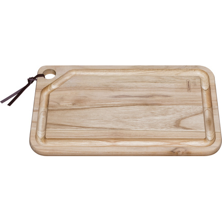 Tábua para Churrasco Tramontina Retangular em Madeira Mista com Acabamento Natural 34x23,3 cm