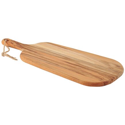 Tábua para Pão Tramontina Provence em Madeira Teca FSC com Cabo 48x19,5 cm