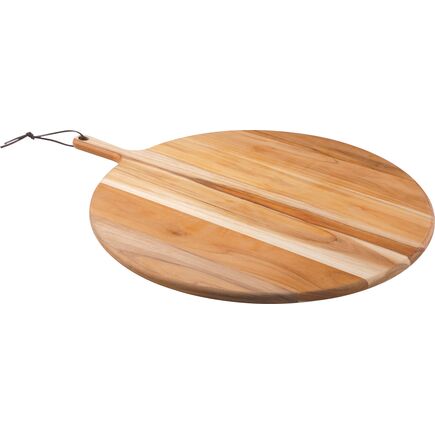 Tábua Redonda Para Pizza Tramontina Provence em Madeira Teca 60 cm