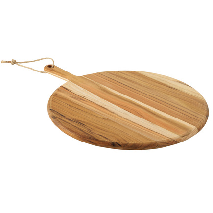 Tábua Redonda para Pizza Tramontina Provence em Madeira Teca FSC de 62 cm.