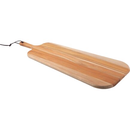 Tábua de Antepastos Tramontina Provence em Madeira Teca com Cabo 65x27 cm