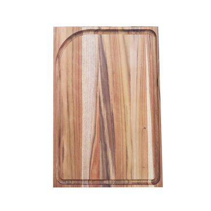 Tábua para Churrasco Tramontina em Madeira Teca de 49x35 cm