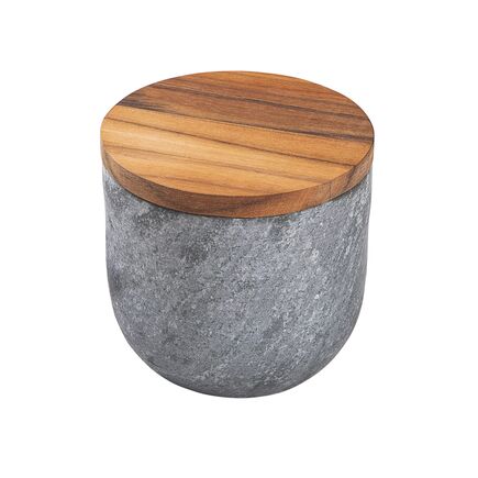 Saleiro Tramontina Provence em Teca e Pedra Sabão 11,5 cm FSC