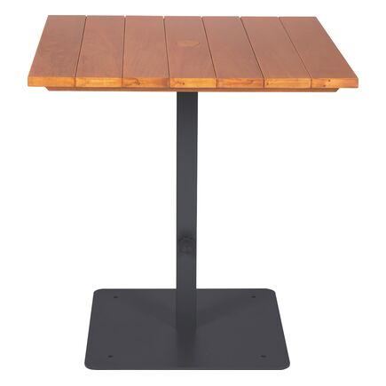 Mesa Quadrada Tramontina Urban Highline em Madeira Garapeira e Coluna Central em Metal 70 cm