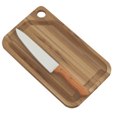 Kit Tábua para Churrasco e Faca Tramontina 2 peças