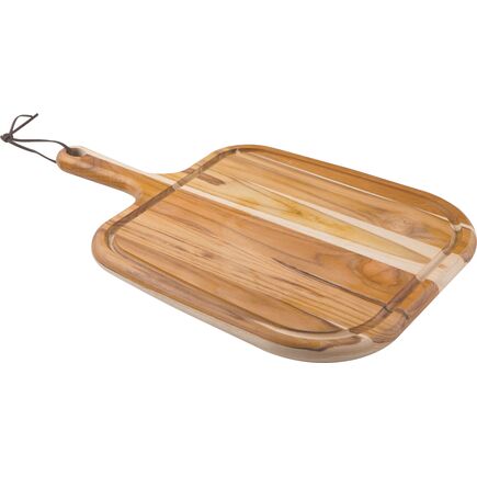 Tábua para Steak Tramontina Provence em Madeira Teca FSC com Cabo 40x27 cm