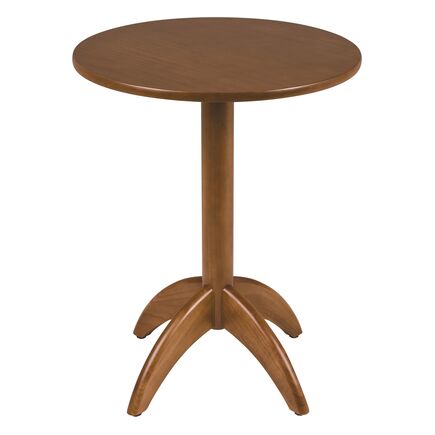 Mesa de Madeira Redonda Tramontina em Tauarí Amêndoa 2 Lugares 60 cm