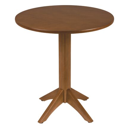 Mesa Tramontina Piazza London Redonda em Madeira Tauari Amêndoa 2 Lugares 70 cm