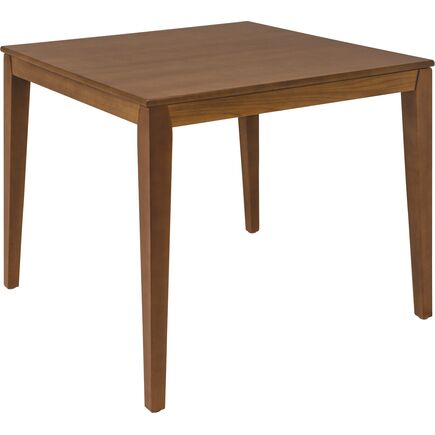 Mesa Tramontina London Quadrada em Madeira Tauari Amêndoa 4 Lugares 80 cm