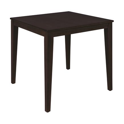 Mesa de Madeira Tramontina London Quadrada em Tauari Castanho Escuro 4 Lugares 70 cm