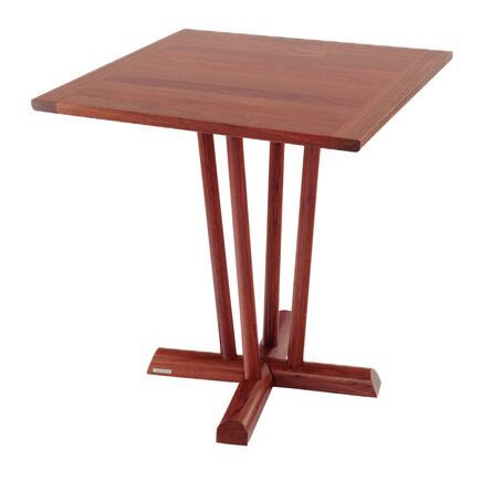 Mesa de Madeira Tramontina Ritmo Maruja 700 mm em Madeira Jatobá Amêndoa