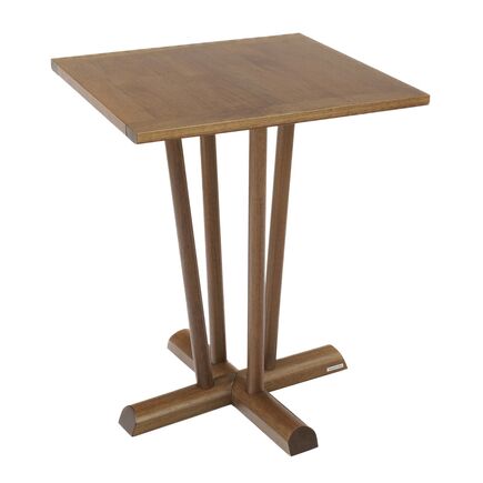 Mesa de Madeira Tramontina Ritmo Maruja 700 mm em Madeira Tauarí Amêndoa FSC