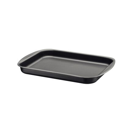 Assadeira Rasa Tramontina Brasil em Alumínio com Revestimento Interno e Externo Antiaderente Starflon Max Grafite 28 cm 2 L