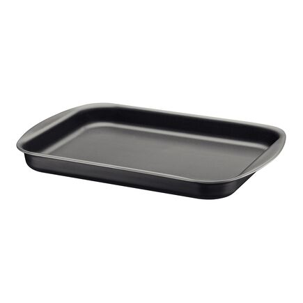Assadeira Rasa Tramontina Brasil em Alumínio com Revestimento Interno e Externo Antiaderente Starflon Max Grafite 40 cm 3,8 L