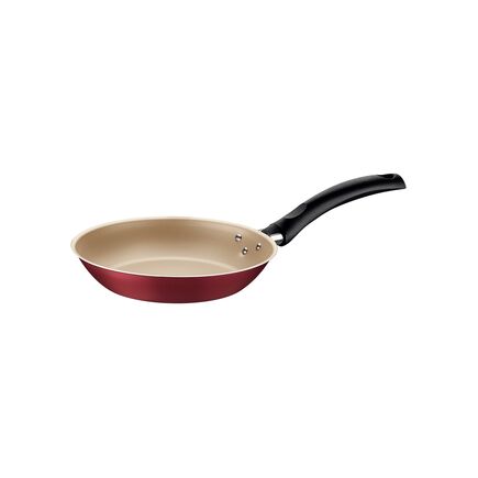 Frigideira Tramontina Turim em Alumínio com Revestimento Interno e Externo em Antiaderente Starflon Max Vermelha 18 cm 0,7 L