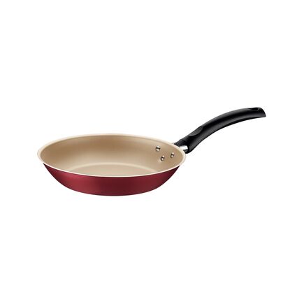 Frigideira Tramontina Turim em Alumínio com Revestimento Interno e Externo em Antiaderente Starflon Max Vermelha 22 cm 1 L