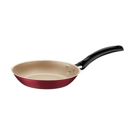 Frigideira Tramontina Turim em Alumínio com Revestimento Interno e Externo em Antiaderente Starflon Max Vermelha 24 cm 1,4 L