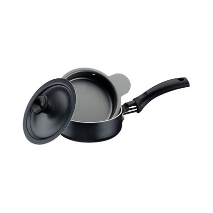 Frigideira para Ovo Poché Tramontina Turim em Alumínio com Revestimento Interno e Externo em Antiaderente Starflon Max Chumbo 10 cm 0,3 L