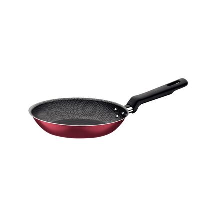 Frigideira Tramontina Loreto em Alumínio com Revestimento Interno e Externo Antiaderente Starflon Max com Cabo Baquelite 20 cm 0,8 L Vermelha