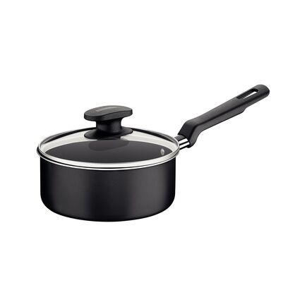 Panela Tramontina Loreto em Alumínio com Revestimento Interno e Externo Antiaderente Starflon Max Cabo Baquelite e Tampa de Vidro 20 cm 2,8 L Grafite