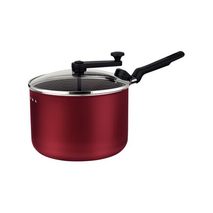 Pipoqueira Tramontina Loreto em Alumínio com Revestimento em Antiaderente Starflon Max Vermelho 20 cm 3,5 L