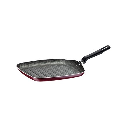 Bistequeira Tramontina Loreto em Alumínio com Revestimento Interno Antiaderente Starflon Max com Cabo Baquelite 26 cm 1,0 L Vermelha