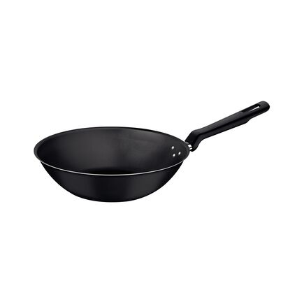 Wok Tramontina Loreto em Alumínio com Revestimento Interno e Externo em Antiaderente Starflon Max Grafite 24 cm 2,2 L