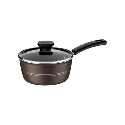 Panela Tramontina Sicília em Alumínio com Revestimento Interno e Externo em Antiaderente Starflon Excellent Avelã 16 cm 1,3 L