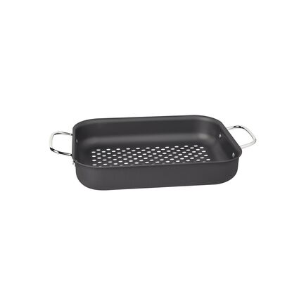 Grelha Retangular Tramontina Churrasco em Alumínio Anodizado 28 cm