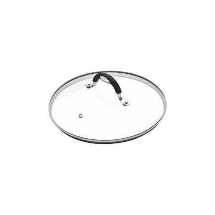 Tampa Tramontina Mônaco Induction em Vidro com Alça de Aço Inox 22 cm