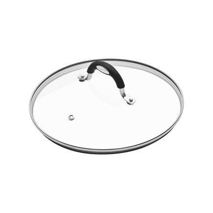 Tampa Tramontina Mônaco Induction em Vidro com Alça de Aço Inox 28 cm