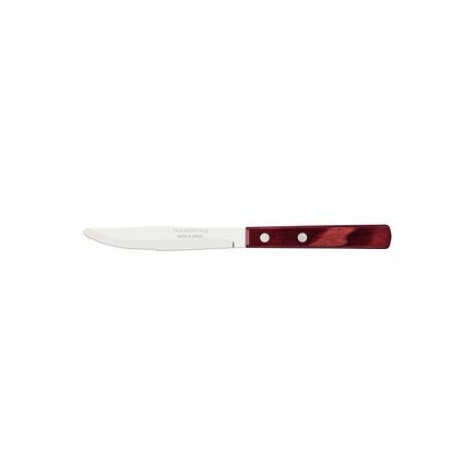 Faca de Mesa Tramontina com Lâmina em Aço Inox e Cabo em Madeira Tratada Polywood Vermelho 4