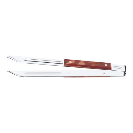 Pegador de Carne Tramontina Churrasco com Lâmina em Aço Inox e Cabo de Madeira Tratada Polywood Vermelho