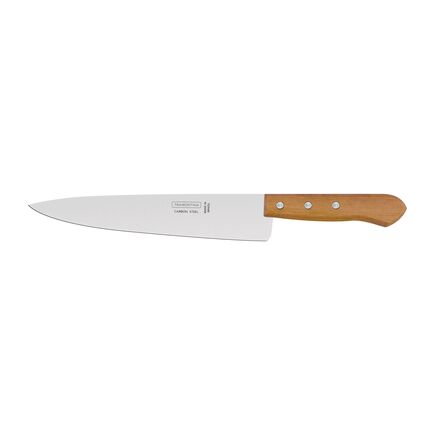 Faca Peixeira e Cozinha Tramontina com Lâmina em Aço Carbono com Cabo de Madeira 9