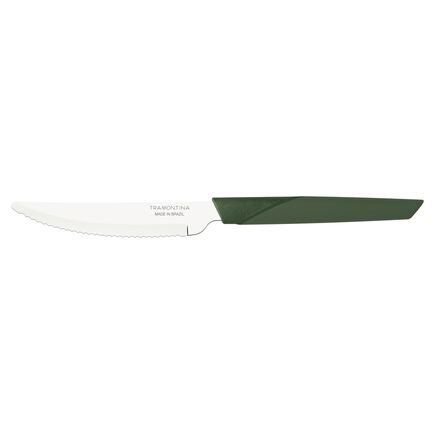 Faca de Mesa Tramontina LYF com Lâmina em Aço Inox e Cabo de Polipropileno PCR Verde Natureza 4
