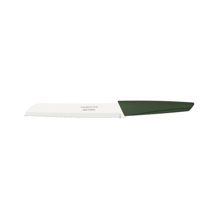 Faca para Pão Tramontina LYF com Lâmina em Aço Inox e Cabo de Polipropileno PCR Verde Natureza 7