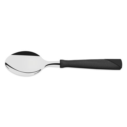 Colher de Mesa Tramontina New Kolor com Lâmina em Aço Inox e Cabo de Polipropileno Preto
