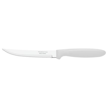 Faca para Churrasco Tramontina Ipanema com Lâmina em Aço Inox e Cabo de Polipropileno Branco 5