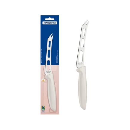 Faca para Queijo Tramontina Plenus com Lâmina em Aço Inox e Cabo de Polipropileno Off White 6