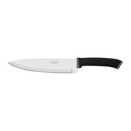 Faca Chef Tramontina Felice com Lâmina em Aço Inox e Cabo de Polipropileno Preto 8
