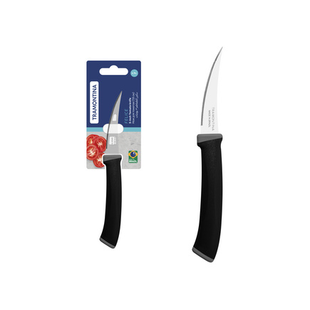 Faca para Tomate Tramontina Felice com Lâmina em Aço Inox e Cabo de Polipropileno Preto 3