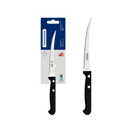 Faca para Tomate Tramontina Ultracorte com Lâmina em Aço Inox e Cabo de Polipropileno Preto 5