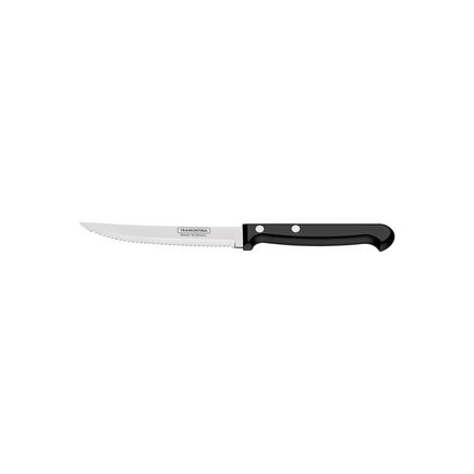 Faca para Churrasco e Frutas Tramontina Ultracorte com Lâmina em Aço Inox e Cabo de Polipropileno Preto 5
