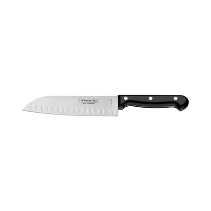 Faca Santoku Tramontina Ultracorte com Lâmina em Aço Inox e Cabo de Polipropileno Preto 7