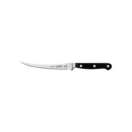 Faca para Tomate Tramontina Century com Lâmina em Aço Inox e Cabo de Policarbonato com Fibra de Vidro Preto 5
