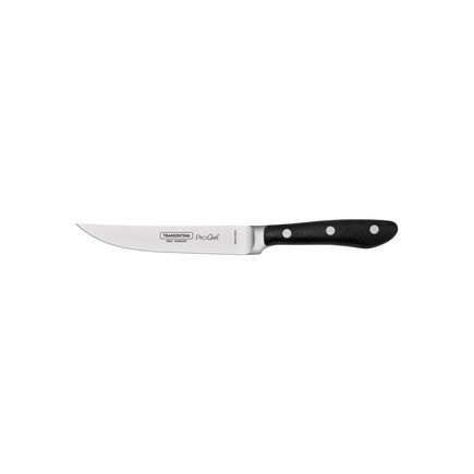 Faca para Churrasco e Frutas Tramontina Prochef com Lâmina em Aço Inox e Cabo de Policarbonato e Fibra de Vidro com Fio Liso 5