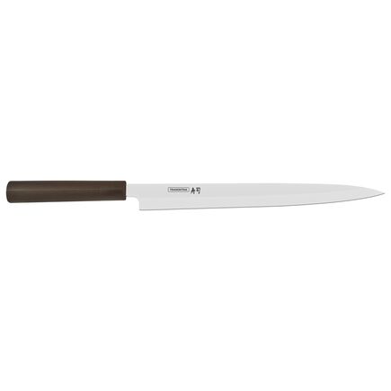 Faca Yanagiba Tramontina Sushi Silver com Lâmina em Aço Inox e Cabo de Nylon 13